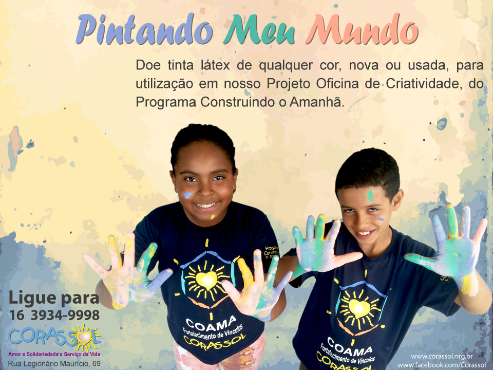 Doação de Tintas